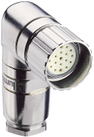 Lumberg Automation 2207 Sensor/actuator connector, niet geassembleerd M23 Aantal polen (sensoren): 19 Koppeling, haaks 1 stuk(s)
