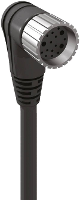 Lumberg Automation 60695 Sensor/actuator connector, geassembleerd M23 Aantal polen (sensoren): 19 Koppeling, haaks 20.00 M 1 stuk(s)