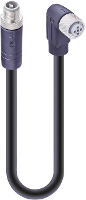 Lumberg Automation 934853325 Sensor/actuator aansluitkabel M12 Aantal polen (sensoren): 4 Stekker, recht, Bus, haaks 30.00 Cm 1 stuk(s)