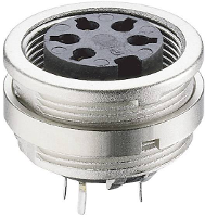 Lumberg KFR 30 DIN connector Bus, inbouw verticaal Aantal polen: 3 Zilver 1 stuk(s)