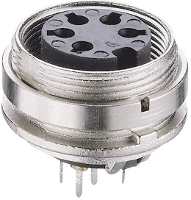 Lumberg KGR 30 DIN connector Bus, inbouw verticaal Aantal polen: 3 Zilver 1 stuk(s)