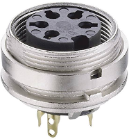 Lumberg KGV 70 DIN connector Bus, inbouw verticaal Aantal polen: 7 Zilver 1 stuk(s)