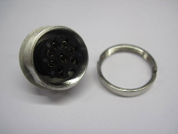 Lumberg KGV 81 DIN connector Bus, inbouw verticaal Aantal polen: 8 Zilver 1 stuk(s)