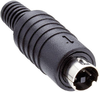 Lumberg MP 371/S5 DIN connector Stekker, recht Aantal polen: 5 Zwart 1 stuk(s)