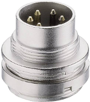 Lumberg SFV 71 DIN connector Stekker, inbouw verticaal Aantal polen: 7 Zilver 1 stuk(s)