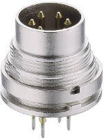 Lumberg SGR 71 DIN connector Stekker, inbouw verticaal Aantal polen: 7 Zilver 1 stuk(s)