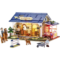Lumibricks Farm Life   Horse Stable Constructiespeelgoed