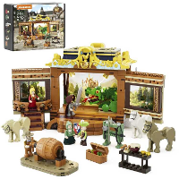 Lumibricks Middle Ages   Medieval Troupe Carriage Constructiespeelgoed
