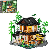 Lumibricks Retro House   Bamboo House Constructiespeelgoed