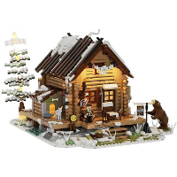 Lumibricks Retro House   Hunting Cabin Constructiespeelgoed