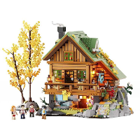 Lumibricks Retro House   Mountain Cabin Constructiespeelgoed