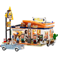 Lumibricks Road Trip   Gas Station Constructiespeelgoed