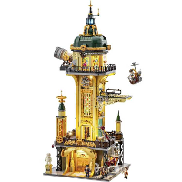 Lumibricks Steampunk World   Steampunk Watch Tower Constructiespeelgoed