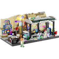 Lumibricks Street Fusion   Graffiti Bus Stop Constructiespeelgoed