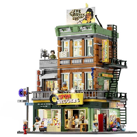 Lumibricks Street Fusion   Record Store Constructiespeelgoed