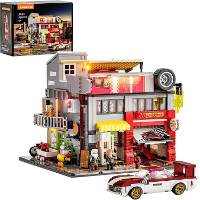 Lumibricks Street Fusion   Street MOD Garage Constructiespeelgoed