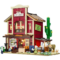 Lumibricks The Old West   Old West Post Office Constructiespeelgoed