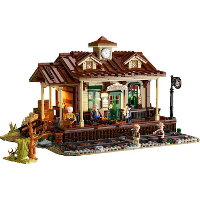 Lumibricks The Old West   West Train Station Constructiespeelgoed