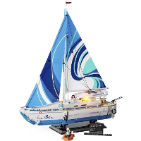 Lumibricks Vacation   The Sailboat: La Brisa Constructiespeelgoed