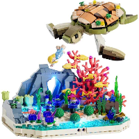 Lumibricks X SERIES   Turtle Reef Dream Constructiespeelgoed