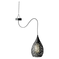 Hanglamp solar   antraciet grijs   ijzer   21 cm   tuinverlichting