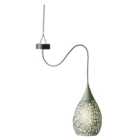 Hanglamp solar   groen   ijzer   21 cm   tuinverlichting