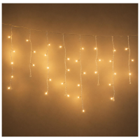 Lumineo Ijspegelverlichting   384 led   warm wit   1400 cm  H75 cm   8 functies   batterij