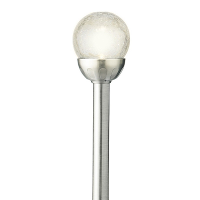 Lumineo LED tuinlampjes instekers   1x stuks  solar verlichting ronde bol   30 cm   Tuinverlichting