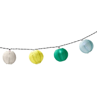Lumineo Solar lampion tuinverlichting   4 kleuren   3.5M   LED