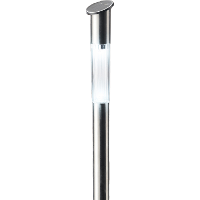 Solar prikspot/tuinspot led   rvs   H57 cm   koel wit