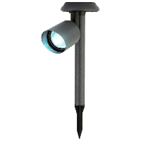 Solar prikspot/tuinspot   metaal   zwart   H26 cm