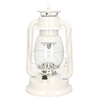 Stormlantaarn   LED licht   wit   34 cm