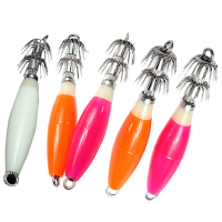 Luminous Squid Hook Noctilucent Squid Cuttlefish Sleeve Lure Hook Bait
