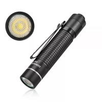 LUMINTOP EDC AA LED 600LM AA/14500 Batterij EDC Zaklamp Waterdichte Mini Fakkel Zaklamp Koplamp met Clip