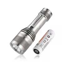 Lumintop FW21 X9L Titanium Zaklamp 5000 Lumen 750M Lange Afstand Oplaadbare LED Ti Raw Zaklamp USB C Opladen Kracht door