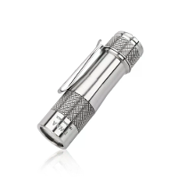 Lumintop FWAA 1400LM EDC Titanium Gepolijste Zaklamp 3 * Nichia 219C / SST20 / XPG3 Super Heldere Mini LED Fakkel EDC Ge