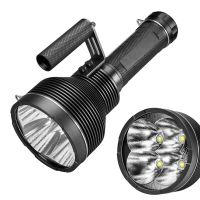 LUMINTOP GT4 4*XHP70.2 25000LM 1370 Meter Krachtige Lange Afstand 18650 Zaklamp Ultra Helder Sterke Schijnwerper LED Fak