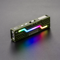 Lumintop MoonBox 3.0 1200LM 112M Bereik Multifunctionele Slimme Platte EDC Zaklamp LED scherm Mini RGB Sfeerverlichting