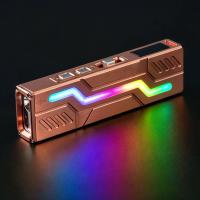 Lumintop Moonbox 3.0 Multifunctionele EDC zaklamp 1200LM Witte LED met Rode en Groen bundel, 365nm UV RGB zijkant licht