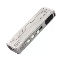 Lumintop MoonBox 3.0 Titanium Zaklamp 1200 Lumen + UV Zaklamp Slimme LED Scherm Mini RGB Sfeerlamp Oplaadbare LED Fakkel