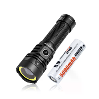 Lumintop W1 MAX 2in1 500 Meter Lange Afstand Spotlight Zaklamp 800LM Heldere LED Floodlight met 21700 Batterij Magnetisc