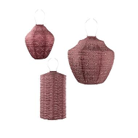 Lumiz Lampion op zonne energie   Solar tuinverlichting   Koperen Set   3 stuks