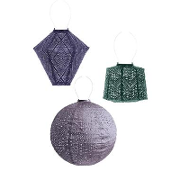 Lumiz Lampionnen op zonne energie   Tuinverlichting   Wenen Set   3 stuks