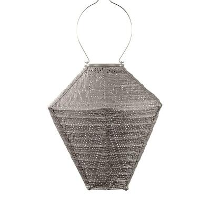 Lumiz Solar Buitenlampion   Ikat Diamond   28 cm   Taupe
