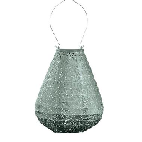 LUMIZ Solar Lampion Baar Tulip   20 cm   Sage Green