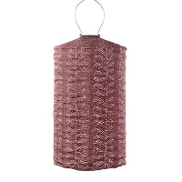 LUMIZ Solar Lampion Folia Cylinder   28 cm   Koper