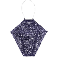 LUMIZ Solar Lampion Ikat Diamond   28 cm   Future Dusk