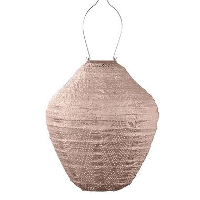 LUMIZ Solar Lampion Ikat Jar   30 cm   Roze