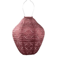 LUMIZ Solar Lampion Mandela Jar   30 cm   Koper