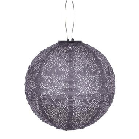 LUMIZ Solar Lampion Marrakesh Rond   30 cm   Paars